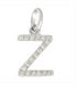 14 Karat Diamond Gold Initial Pendants